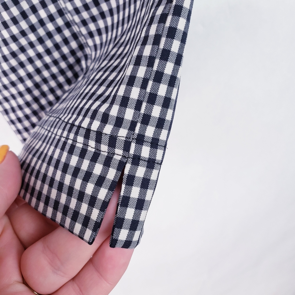 Nanette Lepore Black and White Gingham Capris - Picture 4 of 4